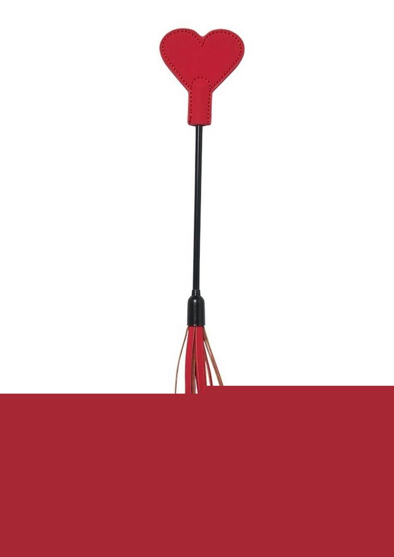 Sex and Mischief Amor Crop - Black/Red