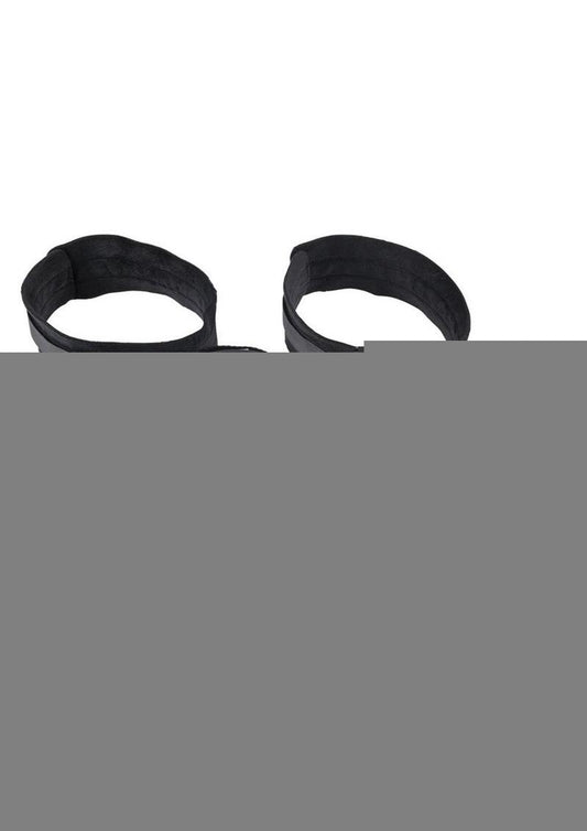 Sex and Mischief Thigh Andamp; Wrist Cuffs - Black