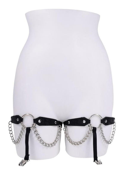 Sex and Mischief Chain Lace Garters