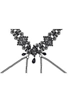 Sex and Mischief Lace Collar with Nipple Ties