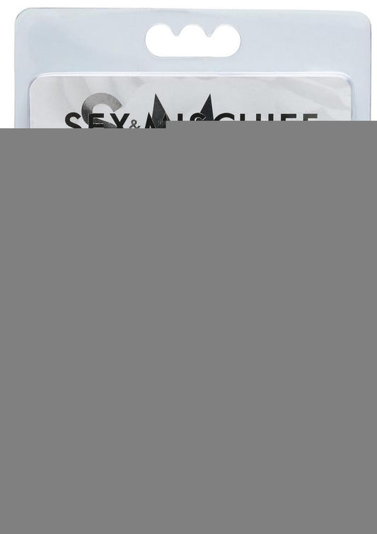 Sex and Mischief Silicone Anal Beads - Black