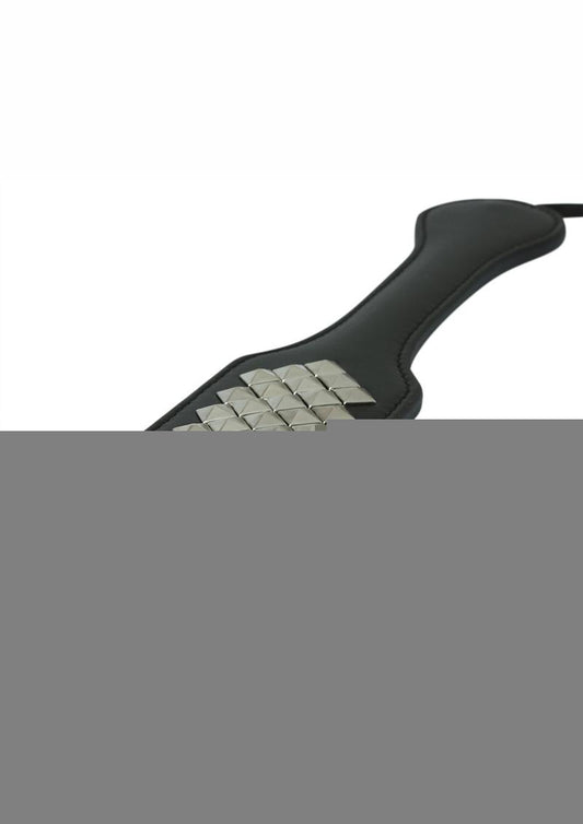 Sex and Mischief Studded Paddle - Black - 12.5in
