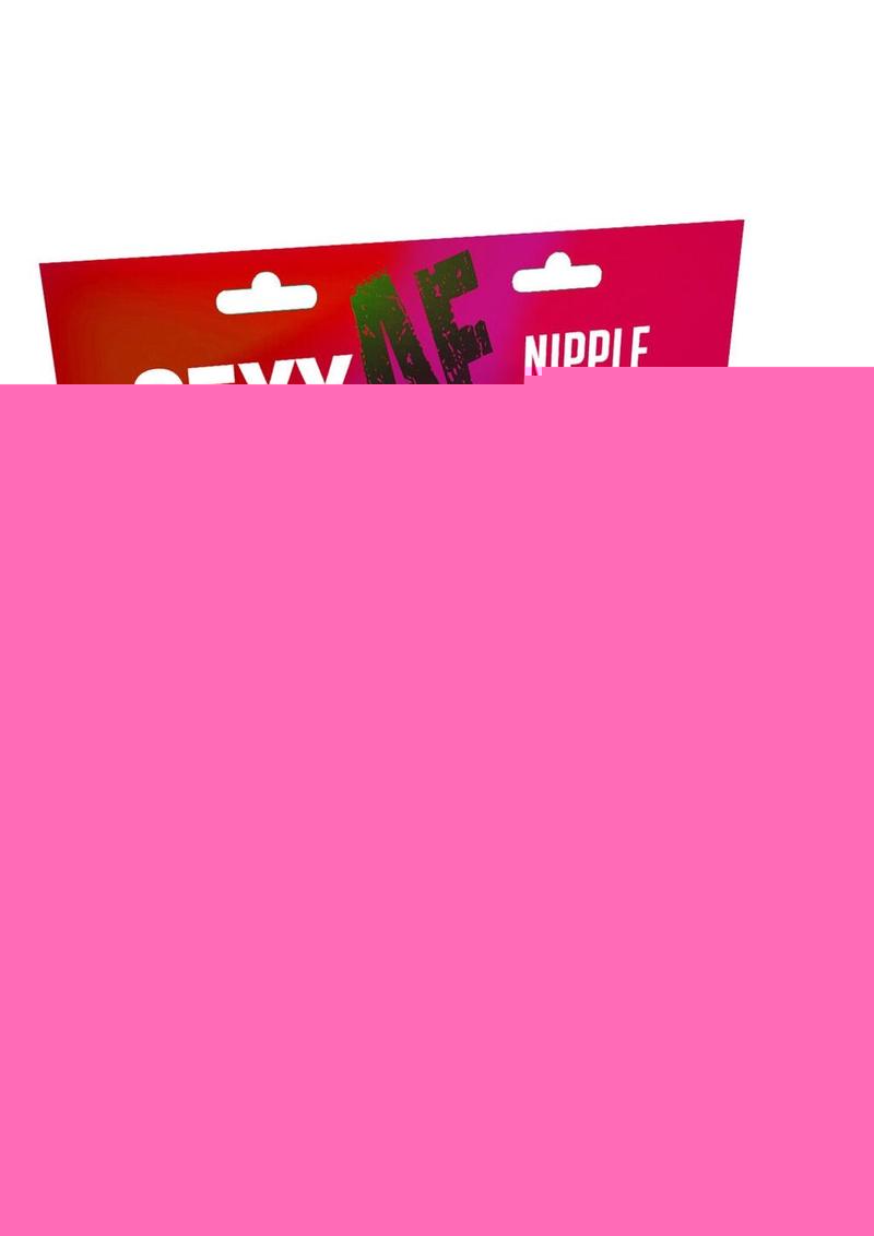 Sexy AF Bows Nipple Couture Silicone Pasties - Red