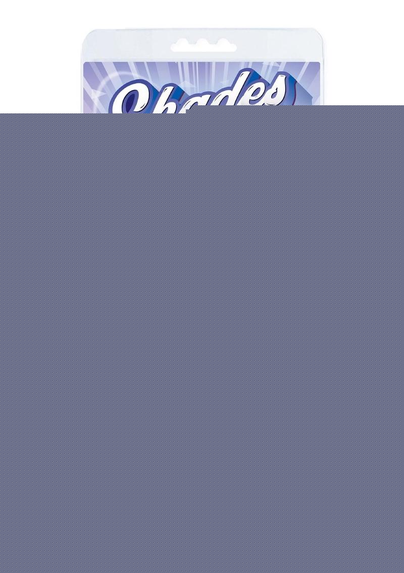 Shades G-Spot Dildo with Suction Cup - Blue/Purple - 6.25in