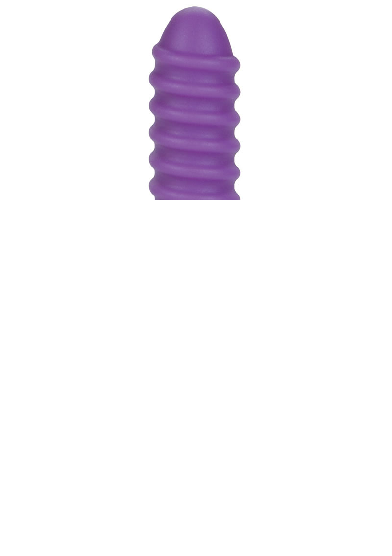 Shane's World Sorority Screw Silicone Vibrator - Purple