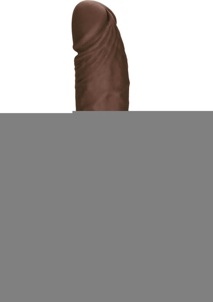 Shower Stud Super Stud Vibrating Dildo - Brown/Chocolate