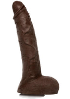 Signature Cocks Jason Luv Dildo - Chocolate - 10in
