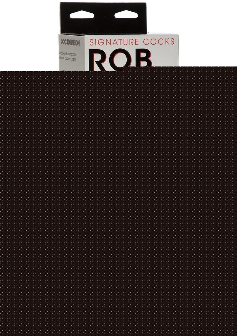 Signature Cocks Ultraskyn Rob Piper Dildo - Chocolate - 10.5in