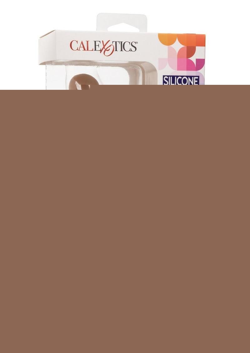 Silicone Studs Realistic Dildo - Caramel - 6in