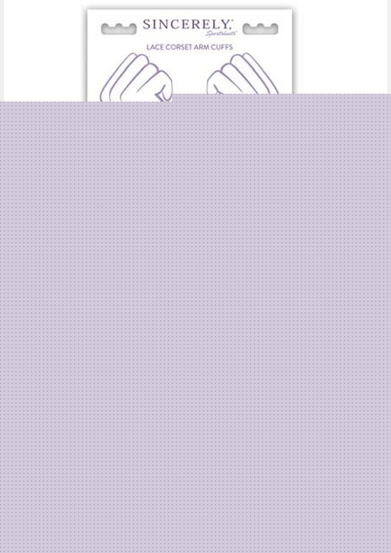Sincerely Lace Corset Arm Cuffs - Black