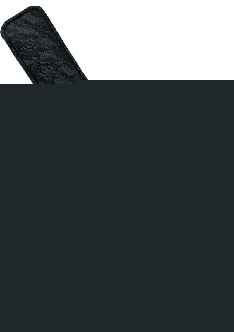 Sincerely Lace Paddle - Black - 12in