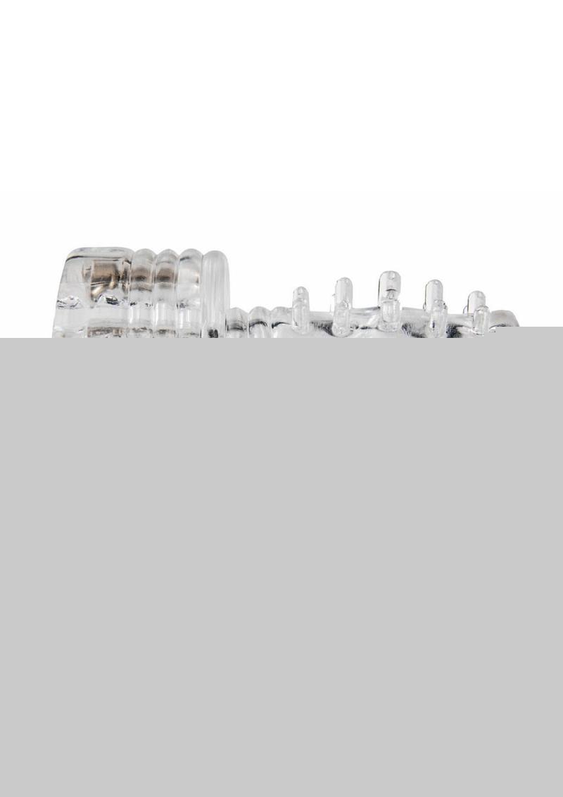 Size Matters Clear Sensations Vibrating Textured Erection Sleeve