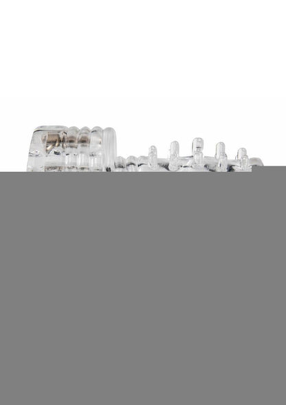 Size Matters Clear Sensations Vibrating Textured Erection Sleeve