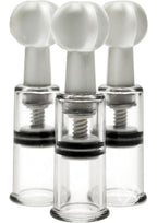 Size Matters Twisted Triplets Nipple and Clit Suckers - Clear