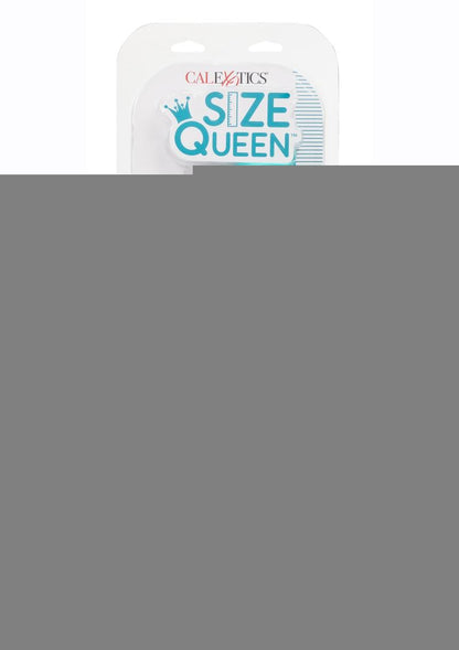 Size Queen Dildo with Balls - Blue - 12in