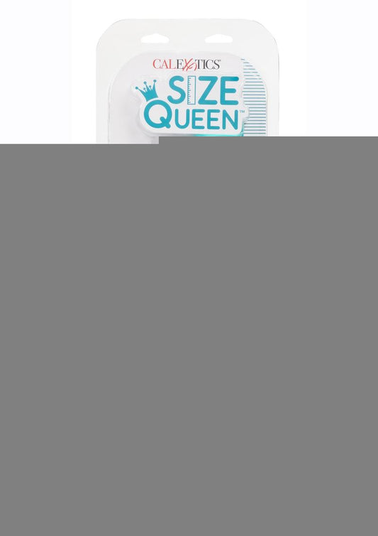 Size Queen Dildo with Balls - Blue - 12in