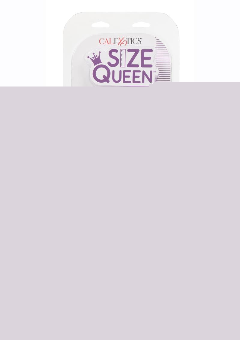 Size Queen Dildo with Balls - Purple - 12in