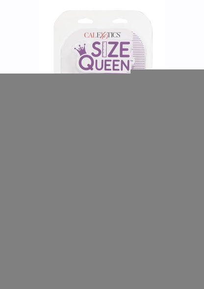 Size Queen Dildo with Balls - Purple - 12in