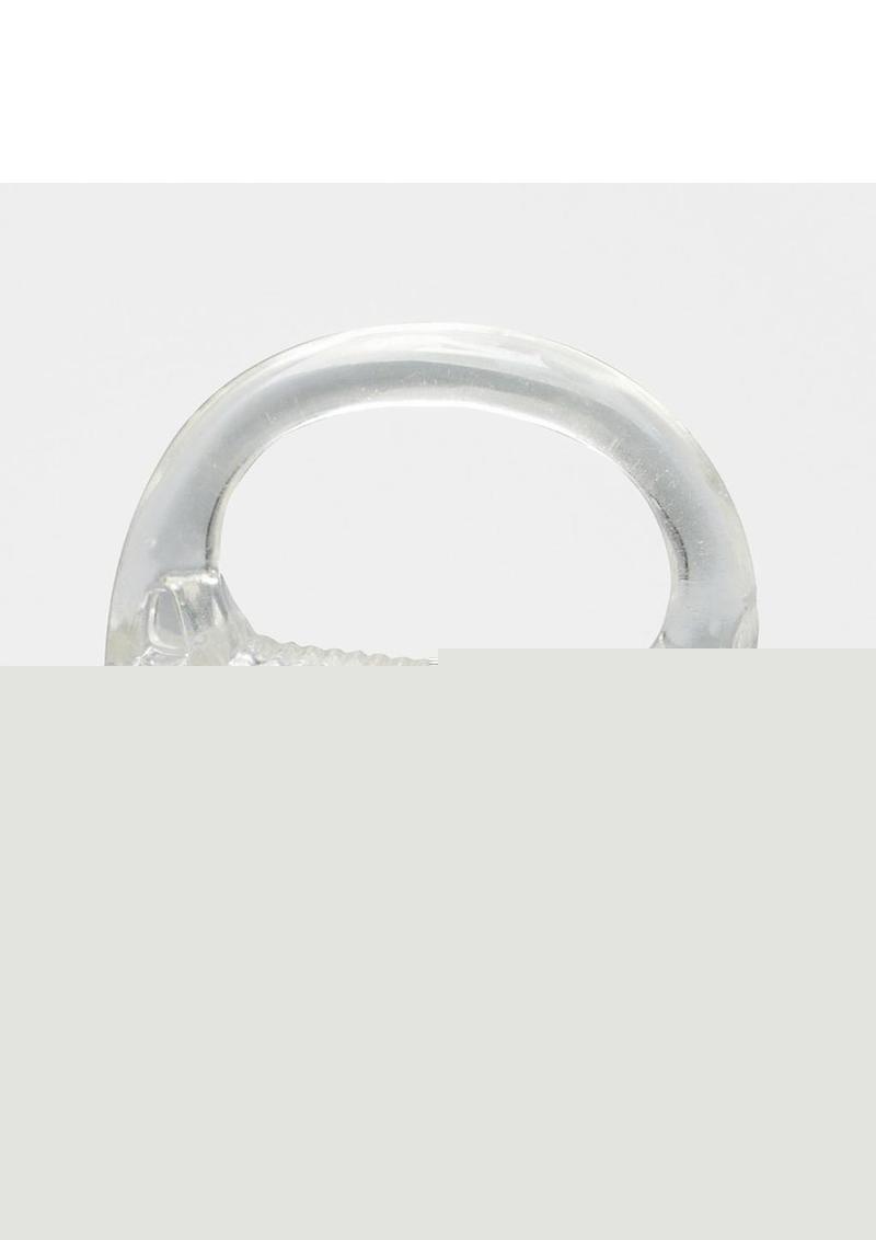 Skins Disposable Vibrating Cock Ring - Clear