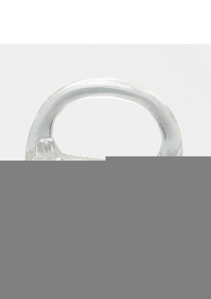 Skins Disposable Vibrating Cock Ring - Clear