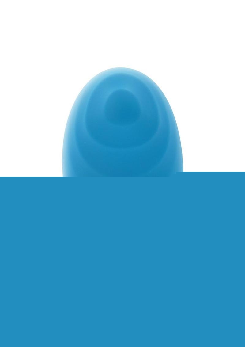Skins Touch The Pebble Rechargeable Silicone Vibrator - Blue