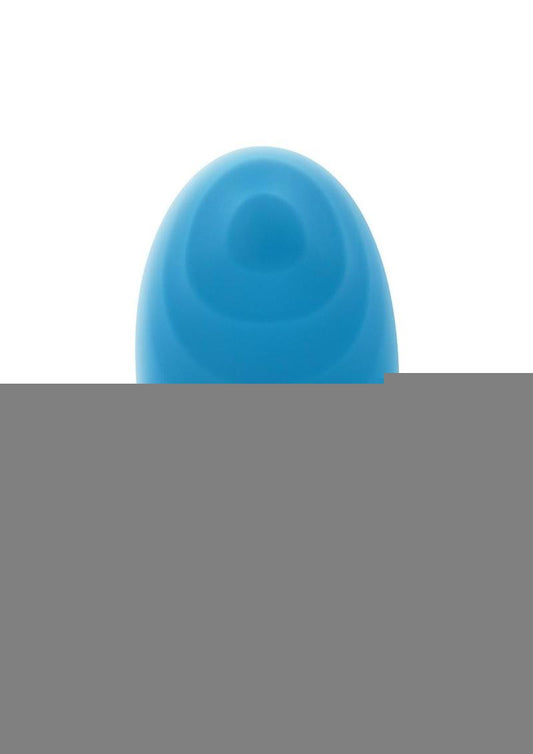 Skins Touch The Pebble Rechargeable Silicone Vibrator - Blue