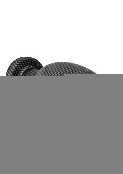 Spark Silicone Butt Plug - Medium - Carbon Fiber