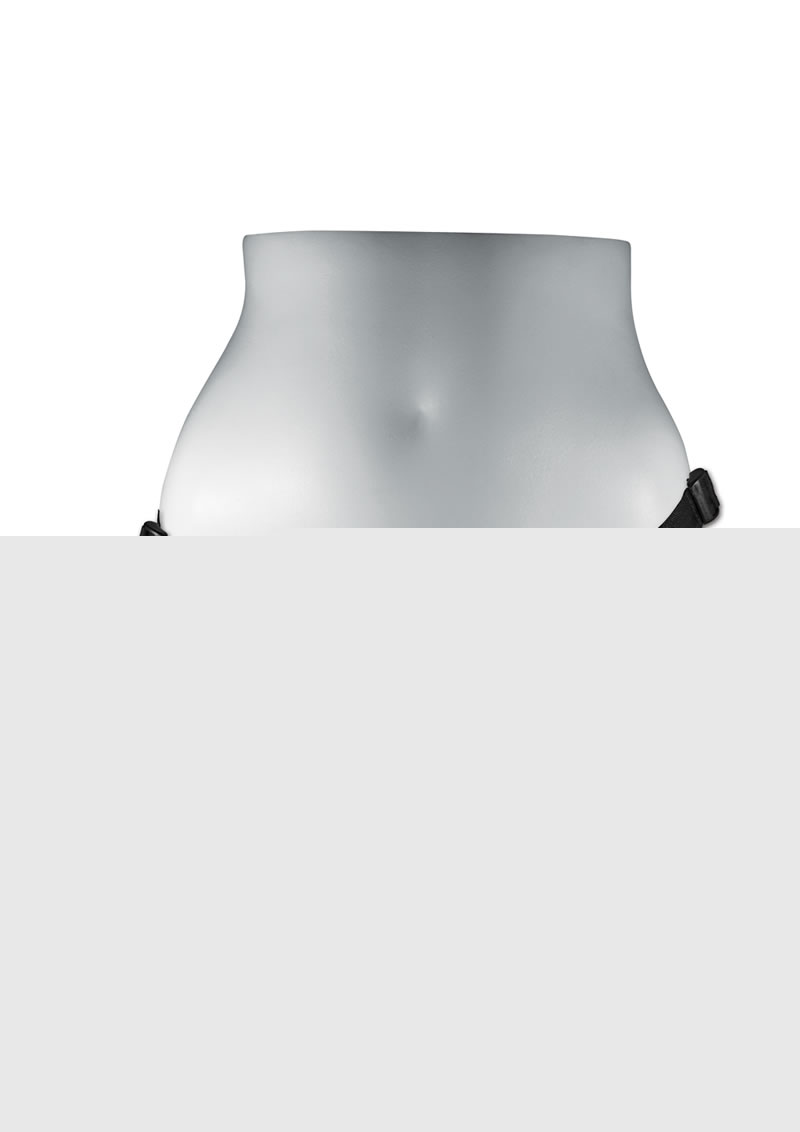 Sportsheets Anal Explorer Strap-On Harness Kit with 2 Silicone Dildos - Black/Purple