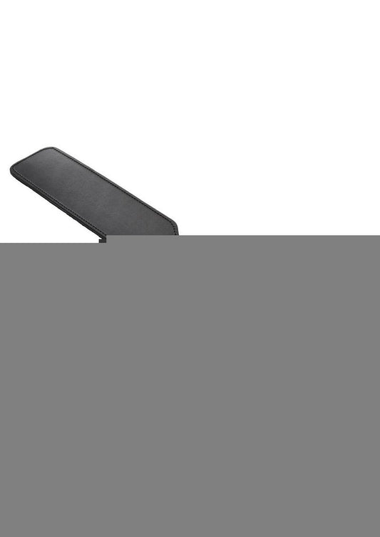 Sportsheets Leather Paddle with Fur - Black