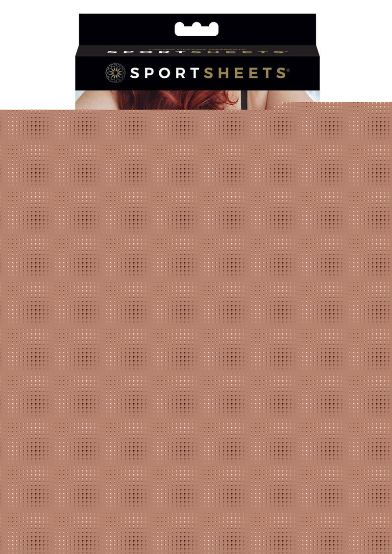 Sportsheets Platinum Lace Corset Strap-On Adjustable Harness - Black/Silver