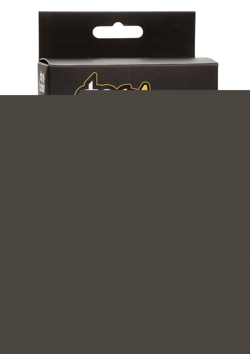 Star Fucker Beaded Plug Silicone Dual Enhancer - Black/Metal