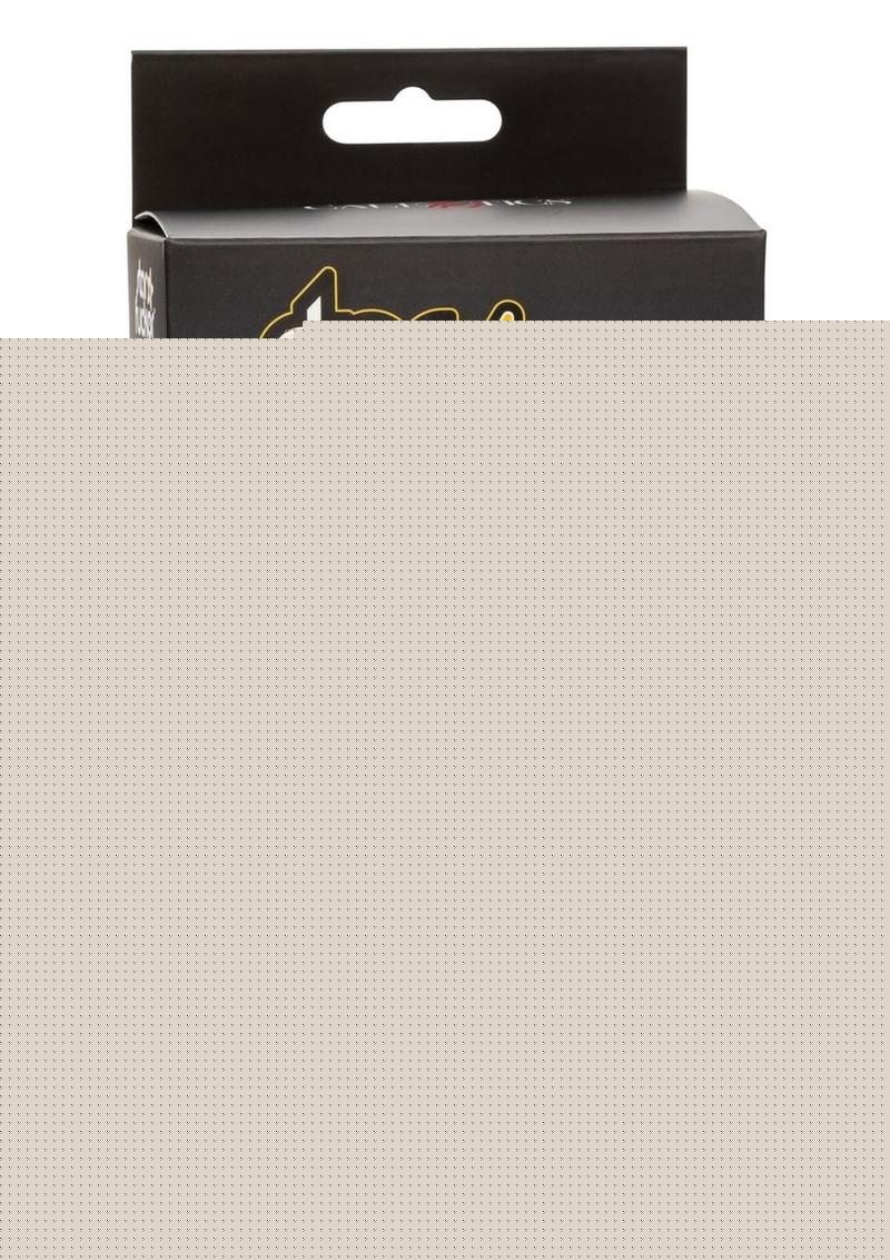 Star Fucker Teardrop Plug Silicone Dual Enhancer - Black