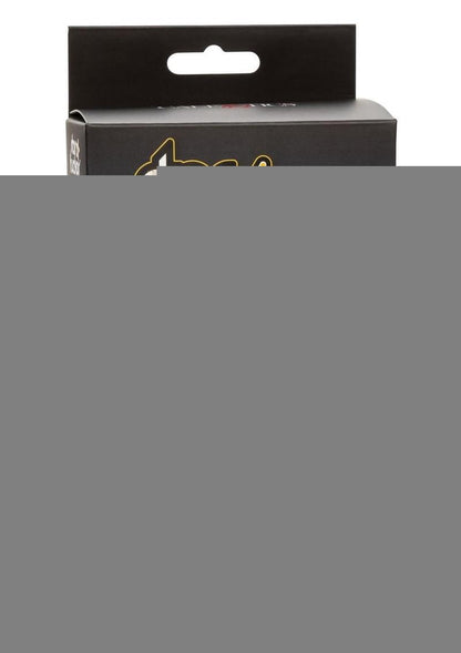 Star Fucker Teardrop Plug Silicone Dual Enhancer - Black