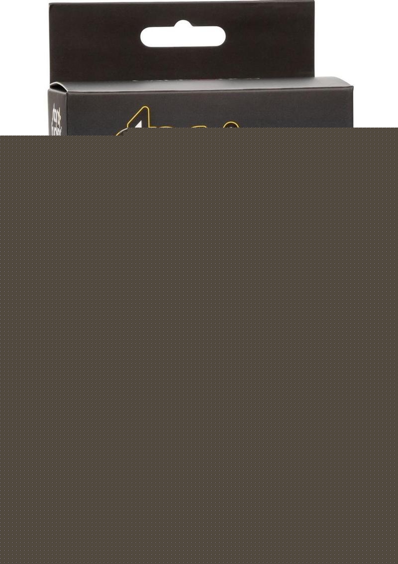 Star Fucker XL Teardrop Plug Silicone Dual Enhancer - Black