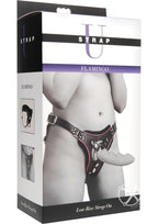 Strap U Flamingo Low Rise Strap-On - Black/Pink