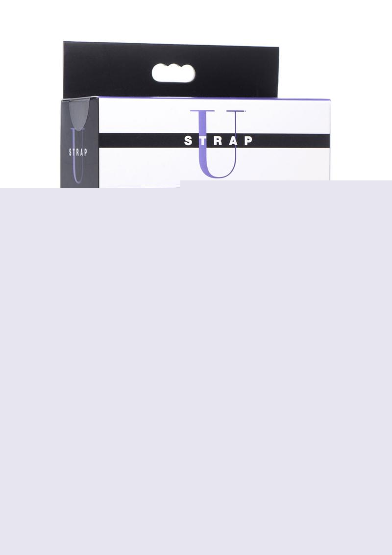 Strap U Lace Envy Black Crotchless Panty Harness - L/XL - Black