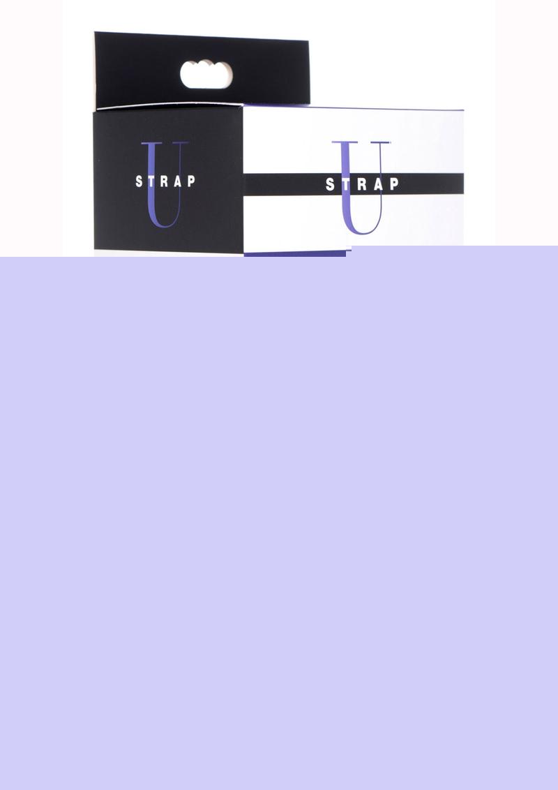 Strap U Power Pecker Silicone 7in Dildo with Balls - Pink