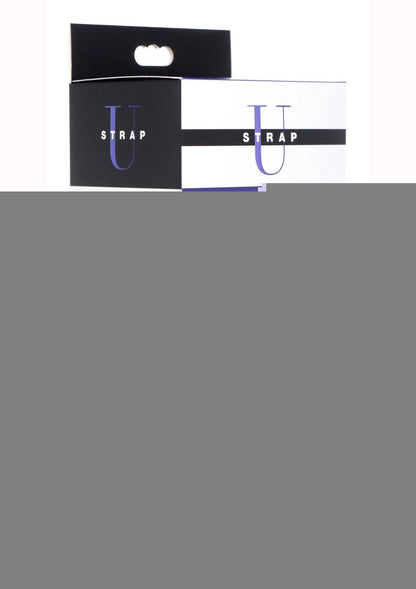 Strap U Power Pecker Silicone 7in Dildo with Balls - Pink