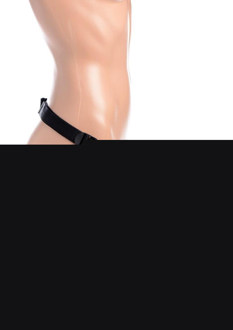 Strap U Proud Rainbow Silicone Dildo with Harness