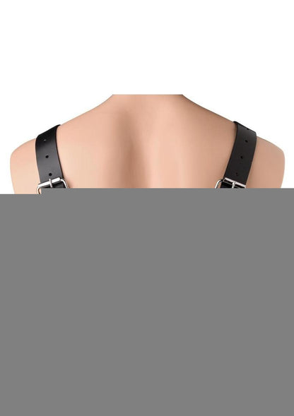 Strict Leather English Bull Dog Harness - Black