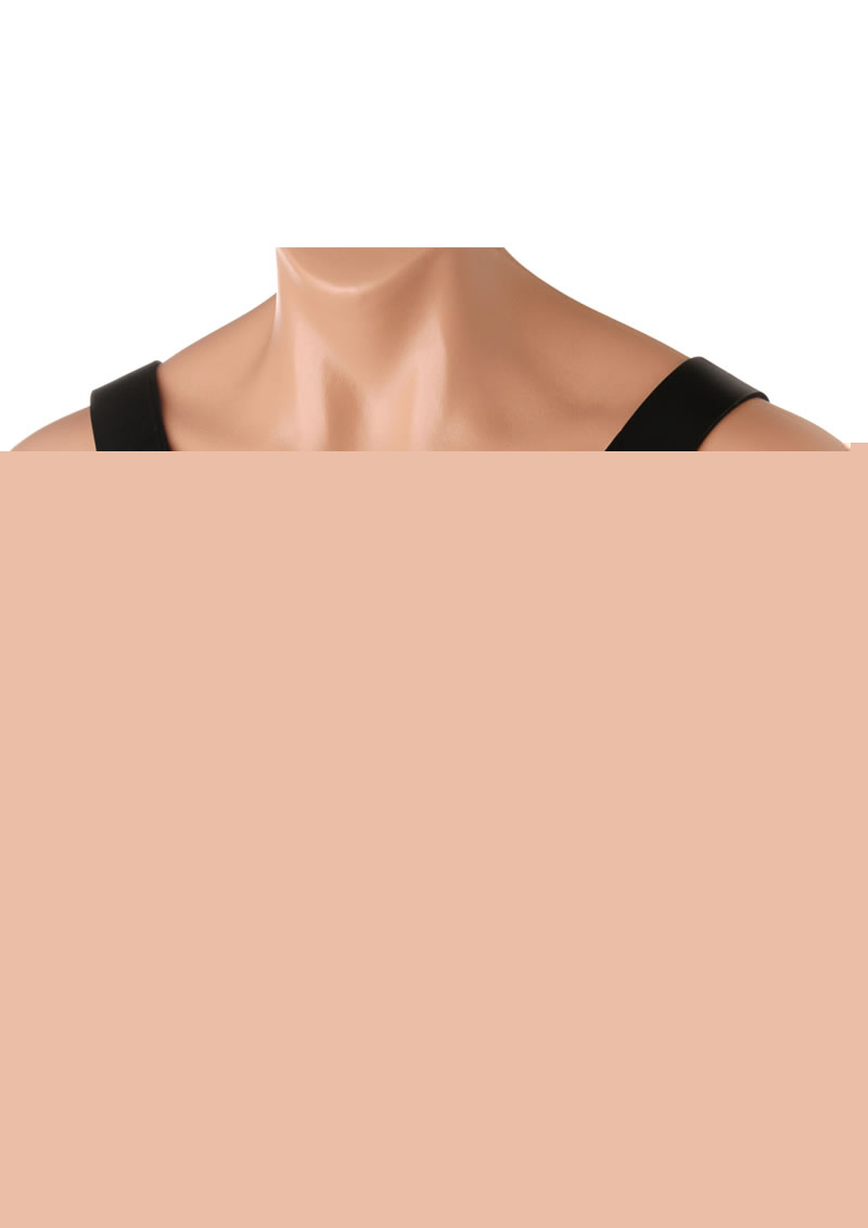 Strict Leather English Bull Dog Harness - Black