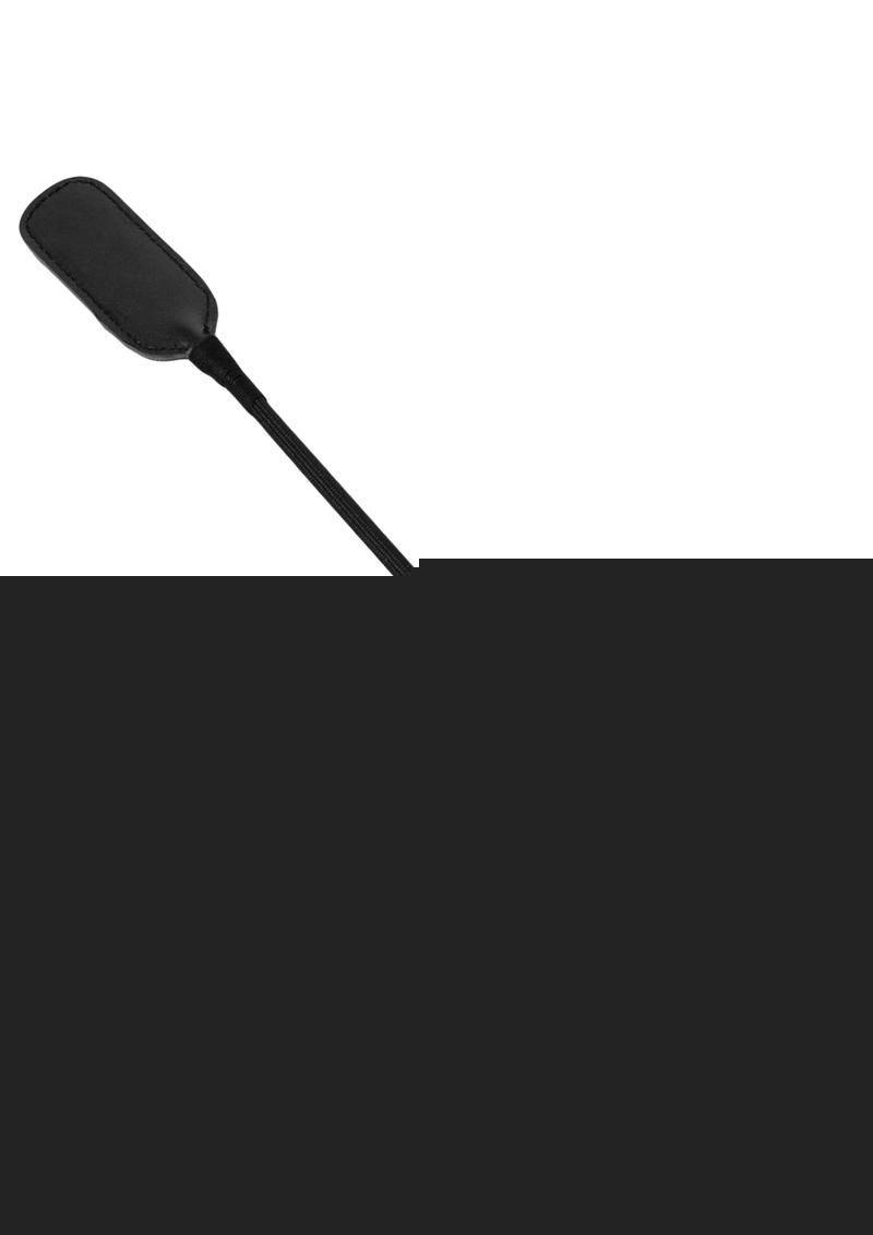 Strict Leather Short Crop - Black