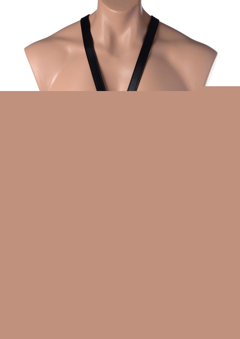 Strict Male Body Harness - Black - One Size