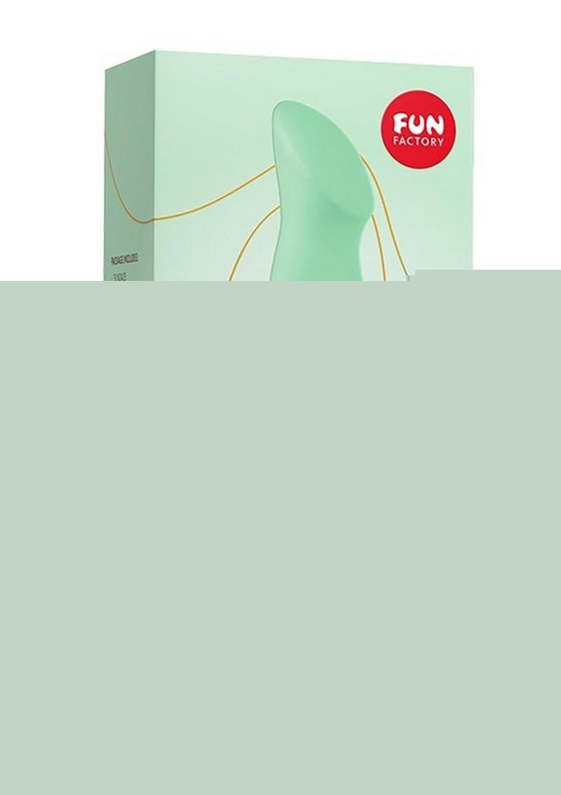 Sundaze Silicone Dual Stimulating Vibrator - Pistachio - Green