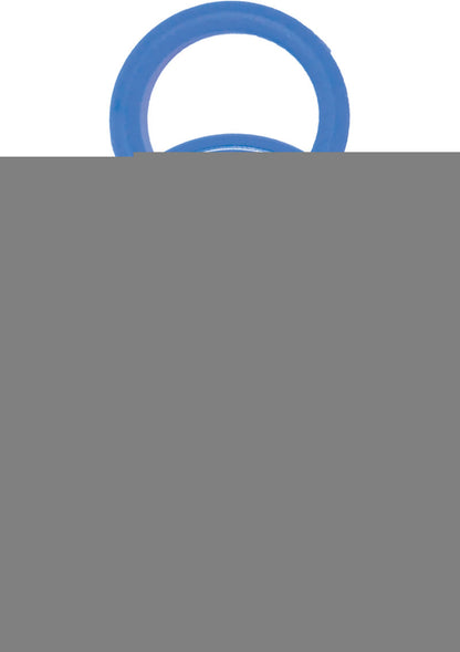 Super Silicone Cock Rings - Blue - 3 Pack