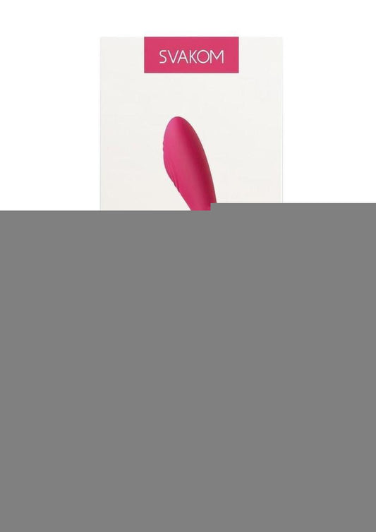 Svakom Iris Silicone G-Spot Rechargeable Vibrator - Pink/Plum/Red/Silver