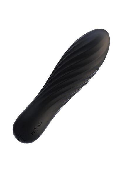 Svakom Tulip Rechargeable Silicone Bullet - Black