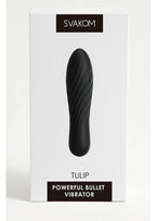 Svakom Tulip Rechargeable Silicone Bullet - Black