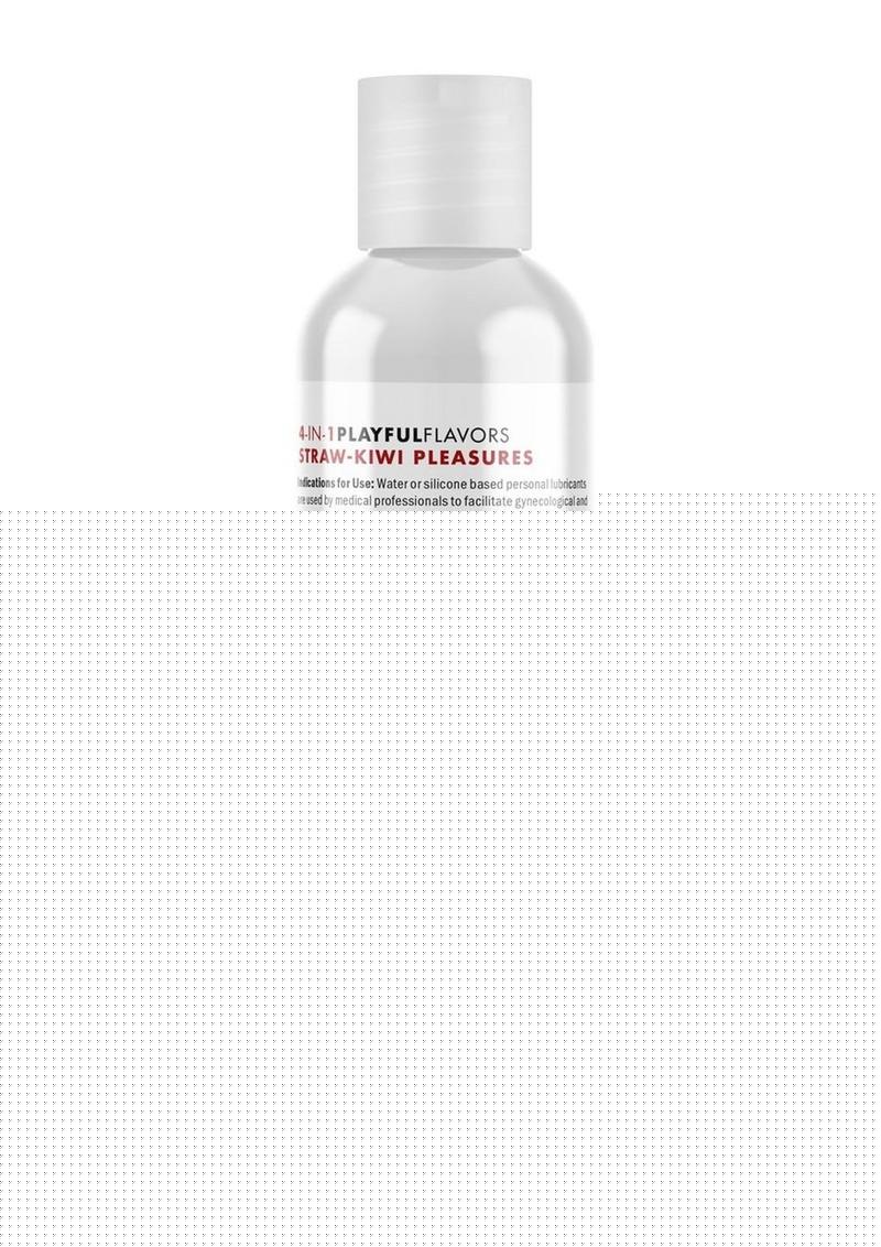 Swiss Nevy 4 In 1 Flavored Lubricant 1oz - Strawberry/Kiwi Pleasure