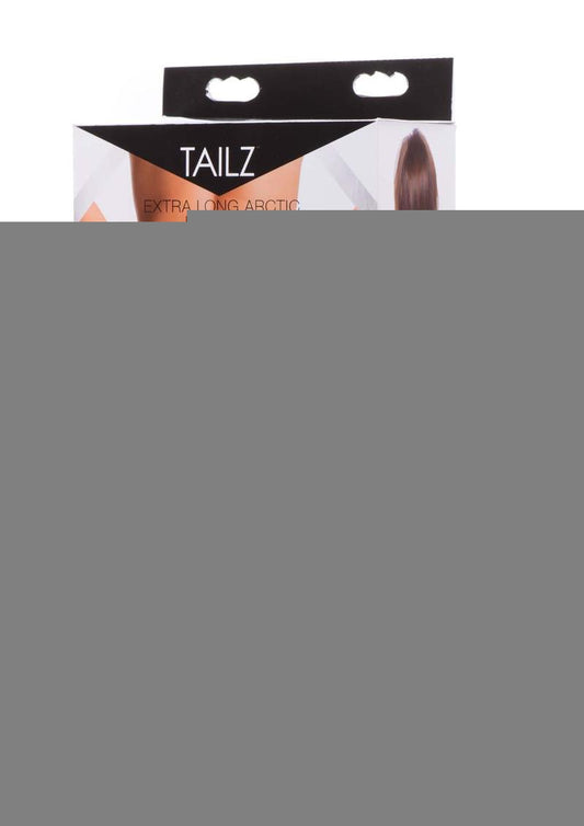 Tailz Extra Long Arctic Mink Tail - White